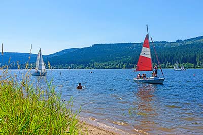 Wassersport am Schluchsee