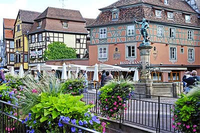 Historische Altstadt in Colmar/Frankreich